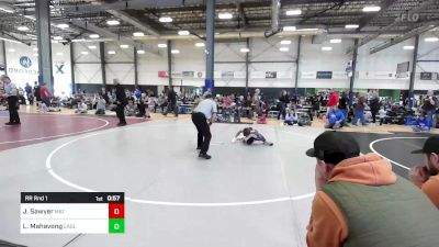 49 lbs Rr Rnd 1 - Jacob Sawyer, Mat Demon WC vs Lucas Mahavong, Eagle Point Youth