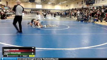 106 lbs Cons. Round 3 - Kaden Lasnetski, Minneota vs Pierce Wegleitner, Blaine
