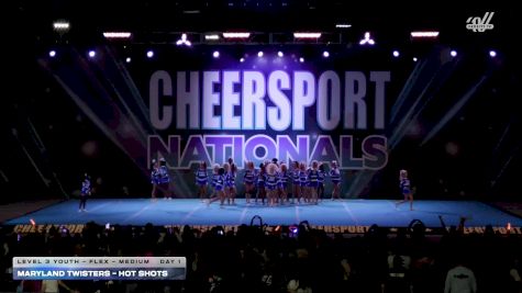 Maryland Twisters - Hot Shots [2026 L3 Youth - Flex - Medium Day 1] 2026 CHEERSPORT National All Star Cheerleading Championship