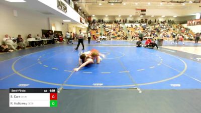 150 lbs Semifinal - Skylar Carr, Georgia vs Rocky Holloway, Georgia