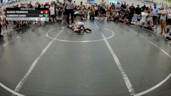 80 lbs Finals (8 Team) - Mason Pederson, Misfits United vs Cameron Luker, Buxton