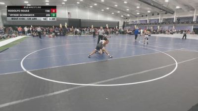 126 lbs Champ. Rd Of 16 - Ryker Schingeck, Aviators vs Rodolfo Rojas, Team Tulsa Wrestling Club