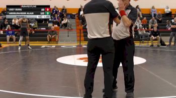 165 lbs Round 3 - Joey Burg, Akron vs Abdelraheem Alajji, Lackawanna