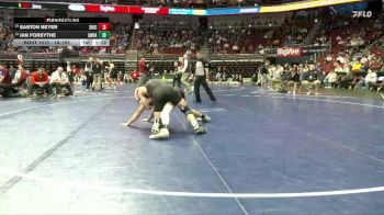 1A-165 lbs Cons. Round 3 - Ian Forsythe, Southwest Valley vs Easton Beyer, Sibley-Ocheyedan
