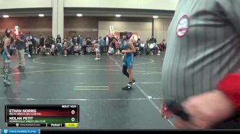 85 lbs Cons. Round 2 - Nolan Petit, Mooresville Wrestling Club vs Ethan Norris, Delta Wrestling Club Inc.