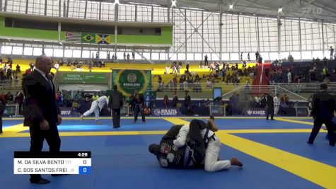 MIGUEL DA SILVA BENTO vs CRISTOFER DOS SANTOS FREITAS 2023 Brasileiro Jiu-Jitsu IBJJF