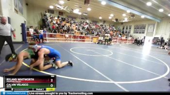 195 lbs Semifinal - Ryland Whitworth, Fountain Valley vs Calvin Velasco, Royal