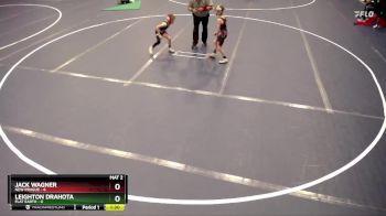 52 lbs Quarterfinals (8 Team) - Jack Wagner, New Prague vs Leighton Drahota, Flat Earth