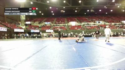 151 lbs Cons. Semi - Fisher Whitaker, Ruis Wrestling vs Colton Tippets, Team Champs