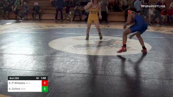 120 lbs Prelims - Saadiq Pabon-Williams, Belmont Charter vs Alex Dufour, Owings Mills