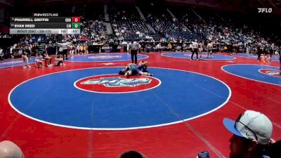 2A-175 lbs Cons. Round 2 - Evan Reed, East Jackson HS vs Pharrell Griffin, Columbia