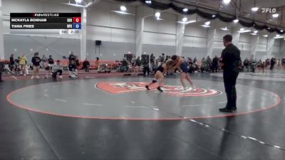 138 lbs Round 1 - Mckayla Bonham, Eastern Oregon vs Tiana Fries, Brewton Parker