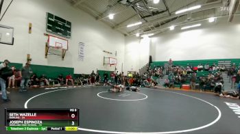 150B Round 3 - Seth Wazelle, Rawlins vs Joseph Espinoza, Worland High School