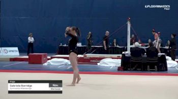 Gabriela Berridge - Floor, Gymnastics Mississauga - 2019 Elite Canada - WAG