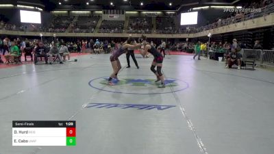 110 lbs Semifinal - Dylan Hurd, Reisterstown vs Emily Cabo, Unattached