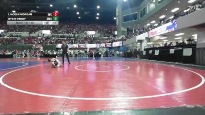 46 lbs Champ. Round 2 - Ryett Ferry, Snake River Wrestling Club vs Lincoln Morgan, Ronan Wrestling Club
