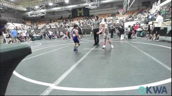 52 lbs Consi Of 4 - Easton Rodriques, D3 Wrestling Cluib vs Michael Fabela, Chickasha Youth Wrestling