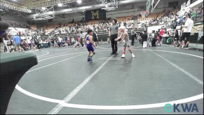 52 lbs Consi Of 4 - Easton Rodriques, D3 Wrestling Cluib vs Michael Fabela, Chickasha Youth Wrestling