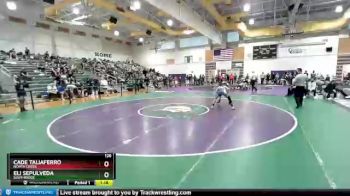 126 lbs Champ. Round 1 - Cade Taliaferro, North Creek vs Eli Sepulveda, Southridge