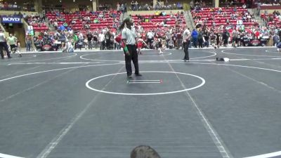 49 lbs Cons. Round 3 - Hayden Nunez, JUIC3 ACAD3MY WRESTLING vs Hunter Hendricks, Ark City Takedown Wrestling Cl