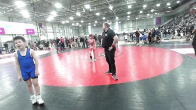 74 lbs Cons. Round 3 - John Behm, Washington vs Gabriel Mann, Hells Canyon Wrestling