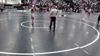 49 lbs Champ. Round 1 - Luke Crawley, Bryan Youth Wrestling Club vs Ellys Furst, Clarinda Elite