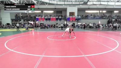 107 lbs Consi Of 16 #2 - Maya White, Shelton vs Chloe Leonardi, Montville