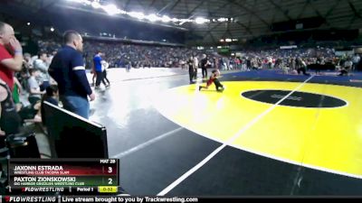 53 lbs Champ. Round 2 - Jaxonn Estrada, Wrestling Club Tacoma Slam vs Paxton Zionskowski, Gig Harbor Grizzlies Wrestling Club