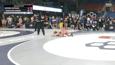 145 lbs Champ. Rd Of 64 - Arianna Antoniou, FL vs Makaylee Cannon, OK