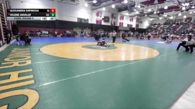 135 lbs Cons. Round 5 - Alexandra Espinosa, Palm Desert vs Jolene Aguilar, Santa Ana Valley