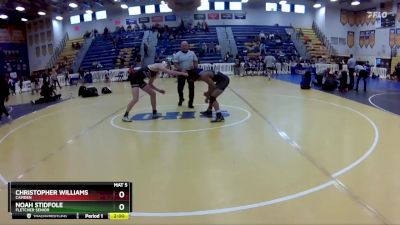 150 Gold Quarterfinal - Noah Stidfole, Fletcher Senior vs Christopher Williams, Camden