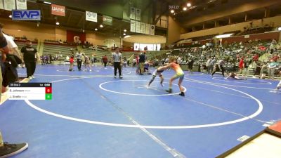 49 lbs Rr Rnd 3 - Brynna Johnson, Mountain Home Flyers Youth Wrestling Club vs Jordan Girello, Team Conquer Wrestling