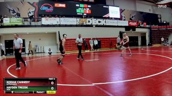 174 lbs Cons. Round 2 - Hayden Trezek, SIUE vs Kodiak Cannedy, Little Rock