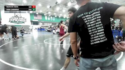 165 lbs Cons. Semi - Marcos Nava, Barstow vs Ivan Camargo, Coachella Valley