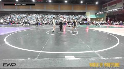 90 lbs Quarterfinal - Elise Albeso, Team Aggression vs Aspyn Scott, Fallon Country Boyz