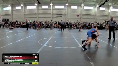 96 lbs Round 1 (10 Team) - Matt Harrington, Rambler WC vs Nathanial Sanders, 84 Athletes