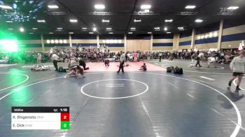 126 lbs Round Of 64 - Koen Shigemoto, Grapplers HI vs Ethan Dick, Stampede WC