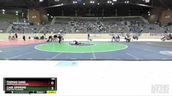 106 lbs Cons. Round 3 - Thomas Sang, Greenwood High School vs Case Simmons, Paducah Tilghman