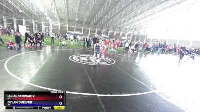 71 lbs Cons. Semi - Lucas Schwartz, ID vs Dylan Duelfer, AK