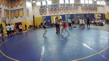 125 lbs Round 5 (6 Team) - Addison Hartley, Florida Phoenix Wrestling Club vs Rachel Silva, Head Hunters