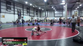 80 lbs Semifinal - Jack Aponte, Raleigh Area Wrestling vs Jett Rodriguez, Williamsburg Wrestling Club