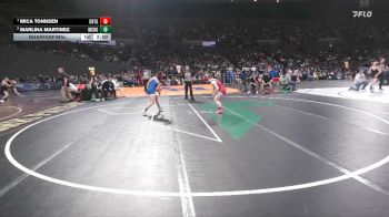 6A/5A Girls 115 Quarterfinal - Mica Tonnsen, Central Girls vs Marlina Martinez, McNary Girls