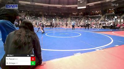 105 lbs Rr Rnd 1 - Ruby Pascal, Bartlesville Wrestling Club vs Mia Ortega, Tulsa Blue T Panthers