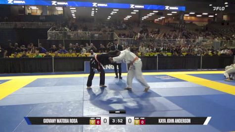 Kaya John Anderson vs Giovany Matoba Rosa 2025 Pan Kids Jiu-Jitsu IBJJF Championship