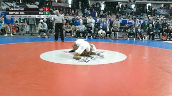 6A 144 lbs 1st Place Match - Coreu Powe, Gardendale Hs vs Braylon Hill, Mcadory