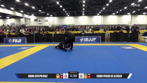 Fabbio Passos De Alencar vs Bruno Ayolphi Braz 2025 World IBJJF Jiu-Jitsu No-Gi Championship