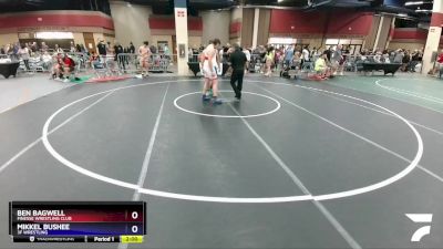 220 lbs Quarterfinal - Ben Bagwell, Finesse Wrestling Club vs Mikkel Bushee, 3F Wrestling