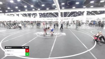 74 lbs Rr Rnd 2 - Zara Barry, Inland Elite vs Zuri Kee, Ganado WC