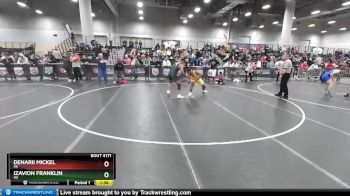 220 lbs Quarterfinal - Denarii Mickel, PA vs Izavion Franklin, WI