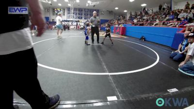 46 lbs Consolation - Desmond Proctor, Henryetta Knights Wrestling Club vs Logan Snyder, Hennessey Takedown Club